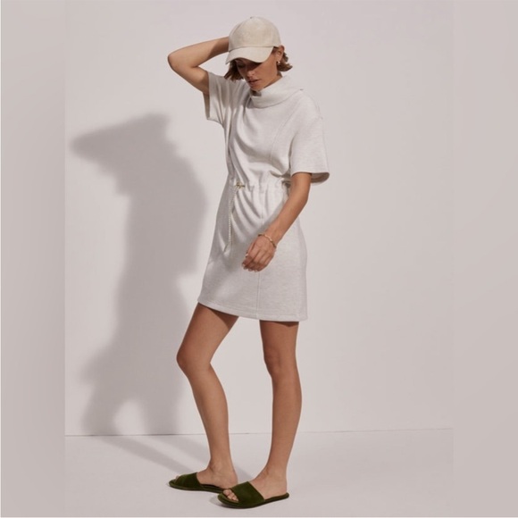 Varley Sophie Dress in Ivory Marl size XS - Picture 2 of 12